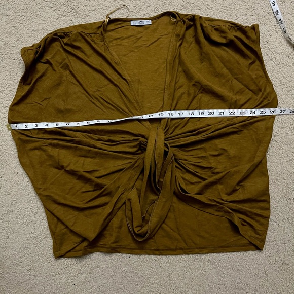 ZARA cognac top - Picture 2 of 2